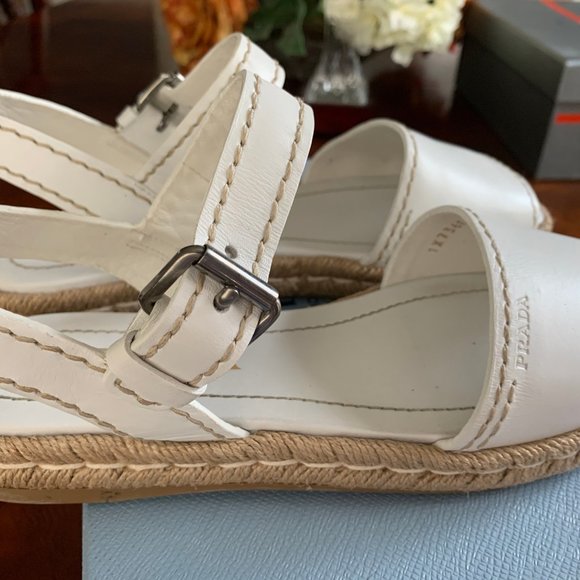 Prada Espadrille Sandals- 38/8 - Picture 3 of 9